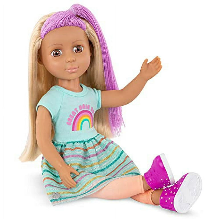 Glitter Girls Poseable Doll with Colored Hair & Accessories - Nixie