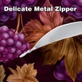 thumbnail image 4 of Grape Sumptuous Velvet Throw Pillow Covers Set of 2, Decorative Bed Pillow Cases with Unique Patterns for Home Decor, Sizes 16x16, 18x18, 20x20 Inches, 4 of 6
