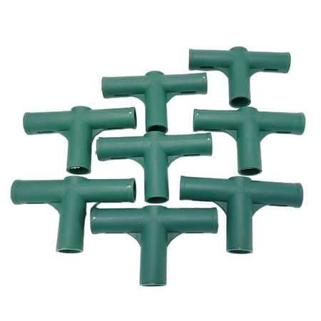 

8Pcs Greenhouse Frame Joint Connector 19Mm Heavy Duty Pipe Frame Awning Bracket