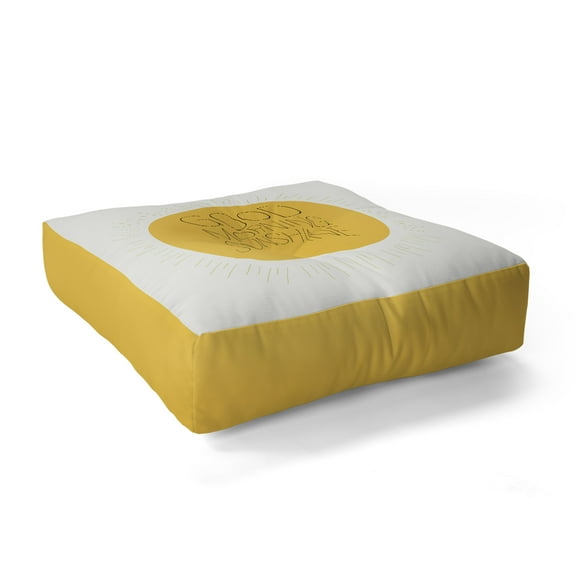Society6 Allyson Johnson Morning Sunshine Square Floor Pillow