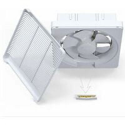 Extractor Fan, One-way Air Pressure Extractor Fan, Quiet Extractor Fan for Bathroom, Kitchen, Attic, Window, Garage, 8in,30W