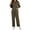 Army Green, variant on Two Piece Set for Women Fall Fashion 2025 Business Casual Long Sleeve Blazer Jackets Wide Leg Pant Suits Pockets