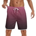 thumbnail image 6 of Hurxie Men's 4-Way Stretch Swim Trunks Quick Dry Board Shorts Beach Swimwear Bathing Suit Watermelon Red,2XL, 6 of 7