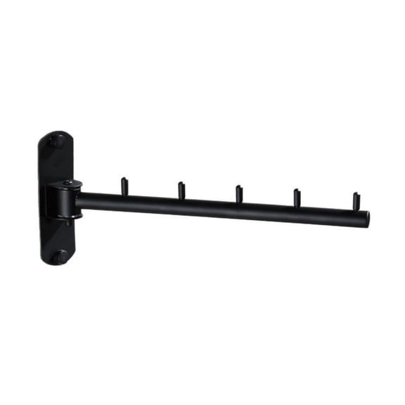 Clothes Hanger Rack, Garment Racks Folding Clothes Bar Wall Mounted, 180 Degree Rotation Laundry Drying Rack Stainless Steel Space Saving for Bedroom Balcony,11 Inch