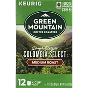 Keurig Single-Serve K-Cup Pods, Colombian Fair Trade Select Medium Roast Coffee, 12 Count