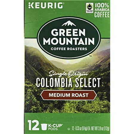Keurig Single-Serve K-Cup Pods, Colombian Fair Trade Select Medium Roast Coffee, 12 Count