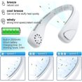 thumbnail image 3 of Ventilador de cuello portátil USB, ventilador de cuello deportivo, ventilador de cuello de ventilador de mano, ventilador silencioso inalámbrico sin aspas, ventilador de cara recargable, batería, 3 of 5