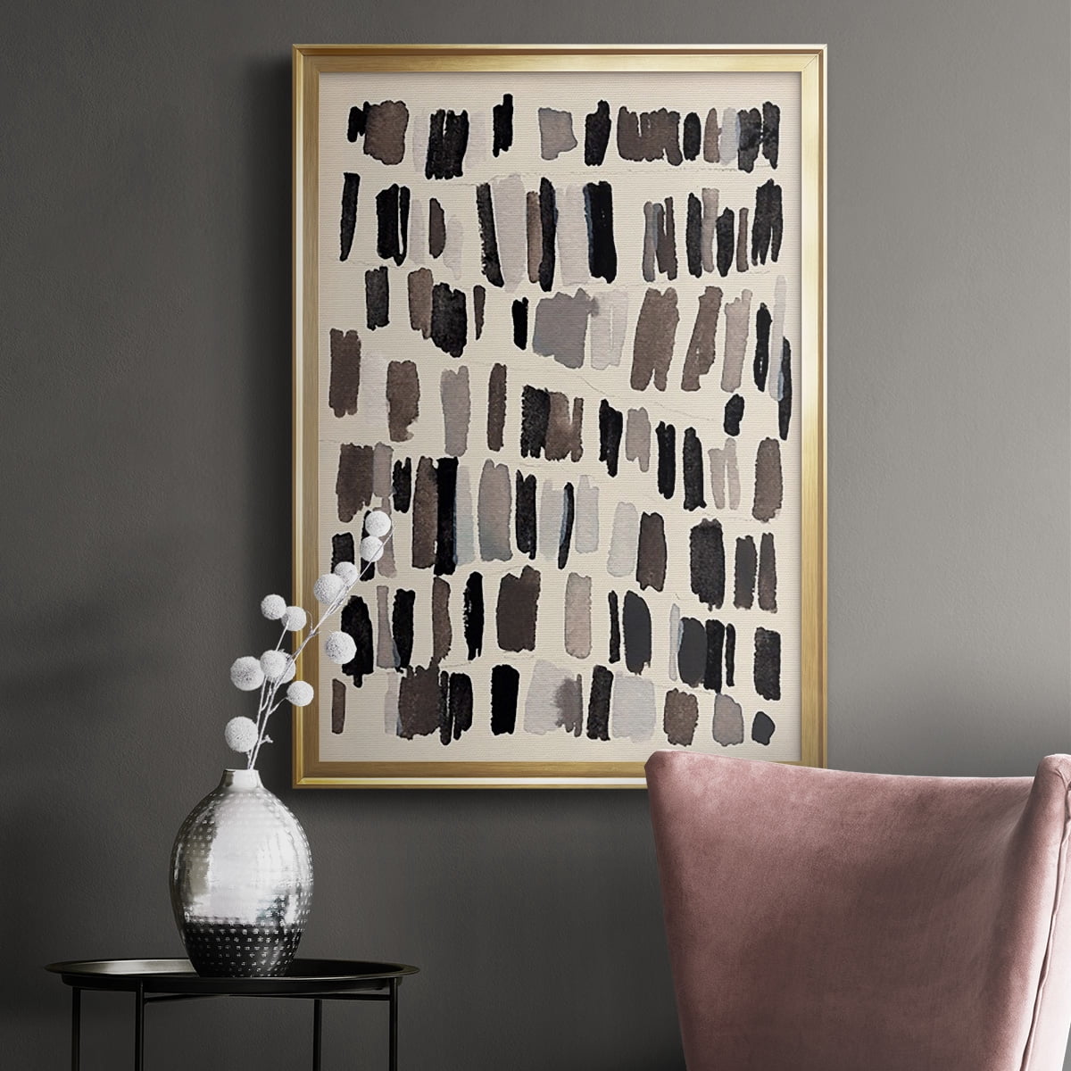 Chalk and Flint III Premium Framed Print, in Gold, Black, or Silver - Ready to Hang