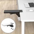 thumbnail image 4 of Wood Computer Arm Rest for Desk Folding Computer Desk Extender for Desk White, 4 of 9