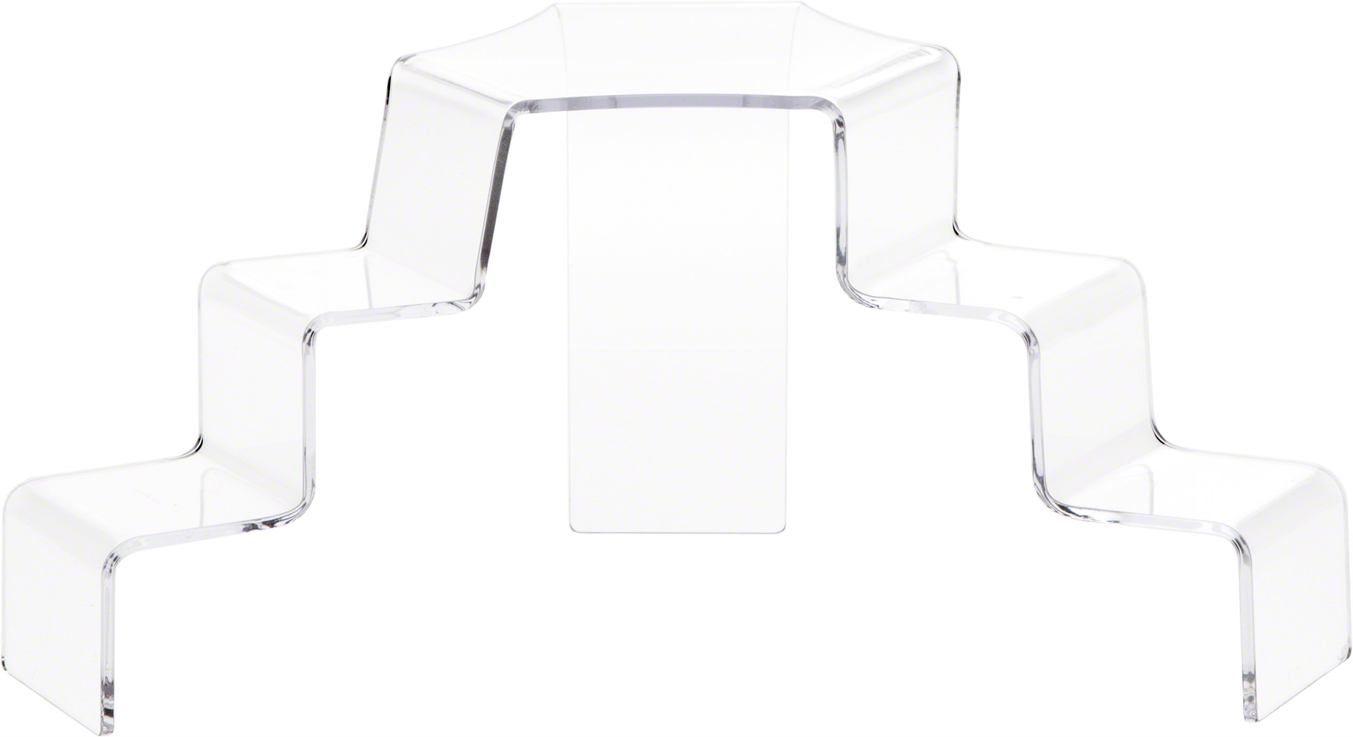 2.5 H x 6.5 W x 3 D Plymor Clear Acrylic Wine Bottle Stopper Display Riser