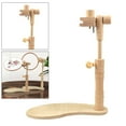 thumbnail image 6 of Tabletop Embroidery Lap Stand Wooden Adjustable Wood Stitch Rack Home Desktop Standing Embroidery Retro Sewing Equipment 29x49.5cm, 6 of 8