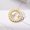 O, variant on 26 Capital Initial Letter Pearl Gold Alphabet Brooch Pin Wedding Women Jewelry-P