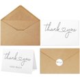 thumbnail image 1 of Baomifa-cartes de Remerciement avec Enveloppes, Lot de 100 Cartes de Remerciement Blanches en Vrac 4 x 6 Pouces, Notes et Enveloppes de Remerciement pour Mariage, Douche Nuptiale, Affaires, Baby Shower, Petite Entreprise, Remise de Diplôme, 1 of 4
