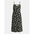 thumbnail image 4 of No Boundaries Tie Strap Midi Dress, Women's, 4 of 4