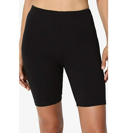 

VKEKIEO Maternity Yoga Shorts Athletic Shorts For Women High Waist Rise Solid Shaping Blue M