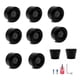 thumbnail image 1 of Toystoory Rueda de patín de 8 Uds., accesorio Universal para monopatín, accesorios de repuesto, ruedas de patines de ruedas de alta velocidad, patinar Negro, 1 of 6