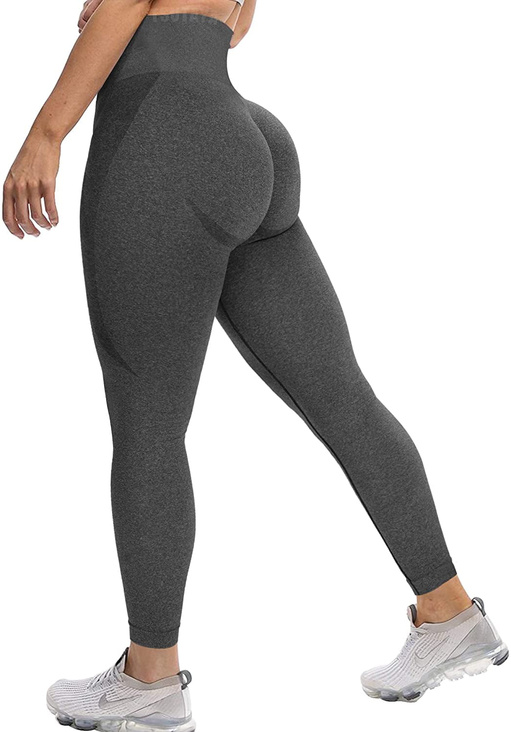 Oudisen Seamless Workout Leggings for Women High Waist Tummy Control Yoga Pants Butt Lift Compression Tights 