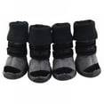 thumbnail image 1 of 4 Pcs/Sets Puppy Winter Snow Boots Casual Dog Shoes Pet Slip-resistant Shoes Teddy Dog Shoe, 1 of 6