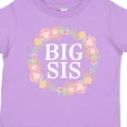 thumbnail image 4 of Inktastic Big Sis Rose Floral Wreath Sister Girls Toddler T-Shirt, 4 of 5