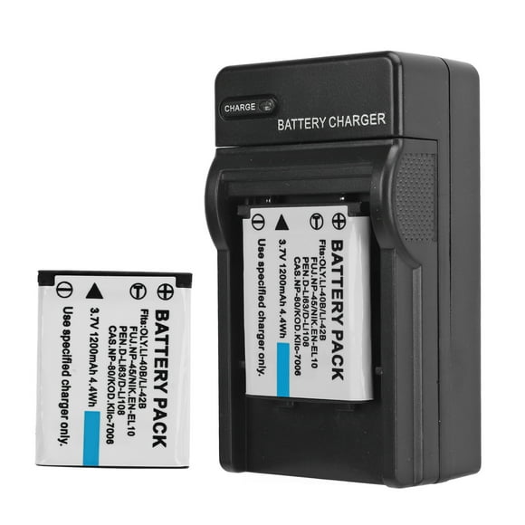 Camera Battery , Compact Mini Camera Battery 1200mAh for Travel