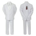 thumbnail image 3 of Baby Boy Christening Notch Lapel Suit Silver or Gold Guadalupe On Back SM-20, 3 of 4