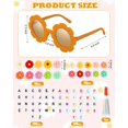 thumbnail image 2 of Set de gafas de sol Art Craft Cindeer con forma de flor, 24 unidades, para niños, 2 of 7