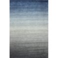 thumbnail image 1 of Bashian S176-GYBL-5X8-ALM202 Bashian Contempo Collection Contemporary 100 Percent Wool Hand Loomed Area Rug, Gray & Blue - 5 ft. x 7 ft. 6 in., 1 of 1