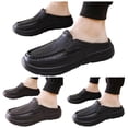 thumbnail image 5 of NGHnuifg Men Sandals Fashionable New Pattern Simple Solid Color Summer Casual Half Drag Flat Bottom Mens Closed Toe Sandals Size 14 Wide Mens Sandals Slide 11 Mens Closed Toe Sandals Size 14, 5 of 9