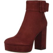 Circus by Sam Edelman Alie Spiced Red Almond Toe Ankle-High Fashion Boot (11, Spiced Red)