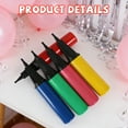 thumbnail image 2 of BESTSKY 3Pcs Manual Balloon Pumps – Lightweight, Compact Air Pump for Balloons, Balloon Stuffing Machine for Quick Inflation During Festivals, 1.97x1.97x6.30 In, Red, 2 of 7