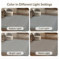 thumbnail image 7 of ODIKA 6'x9' Washable Area Rug Checkered Dot Geometric Interlocking Grid Entry Music Long Entryway for Dining Room, Under Table, Office Décor, Non-Slip Chair-Friendly, 7 of 7
