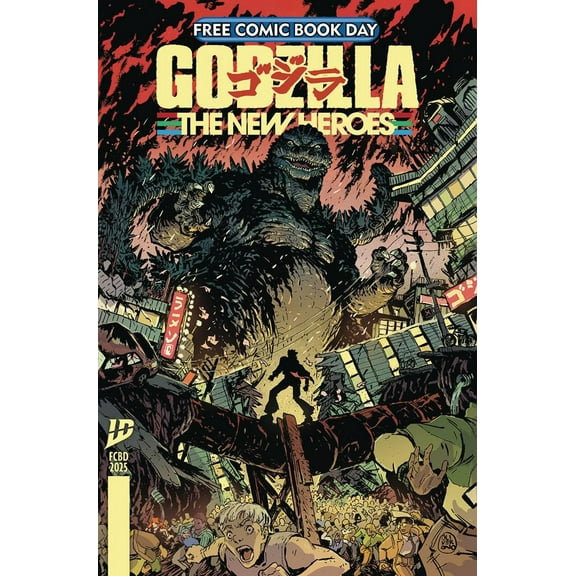 FCBD 2025 GODZILLA NEW HEROES IDW Comic Book