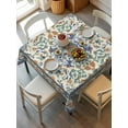 thumbnail image 6 of Ethnic Rustic Table Cloth, Boho Southwestern Heritage Orange Blue Green Waterproof Tablecloth for Square Tables, Reusable Washable Fabric Table Cover for Restaurant Kitchen Dining Tables 54"x54", 6 of 6