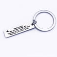 thumbnail image 3 of I May Not Be Your Be Your First Date Keychain Couples Love Keyring Gfit Boyfriend Mens Stainless Steel Key Chain, 3 of 5