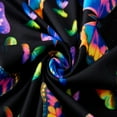 thumbnail image 5 of GBSYEWXS Dress For Girls Crew Neck Flutter Sleeve Cartoon Print Summer Black Size 3-4 Years, 5 of 6