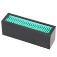 thumbnail image 3 of Estuche de silicona para brochas de maquillaje, organizador de maquillaje (azul lago y negro), 3 of 14