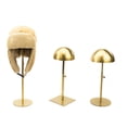thumbnail image 6 of Adjustable Hat Display Stand In Stainless Steel For Showrooms And Photography, 6 of 20