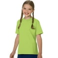thumbnail image 1 of Hanes Authentic TAGLESS Kid`s Cotton T-Shirt, S, Lime, 1 of 1
