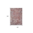 thumbnail image 3 of 10' X 13' Red and Gray Abstract Power Loom Area Rug, 3 of 5