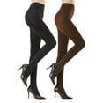 thumbnail image 1 of G&Y 2 Paires de Collants Semi-Opaques pour Femmes - Collants en Microfibre 70D à Taille Gainante, 1 of 7