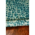 thumbnail image 4 of 8' Teal Machine Woven UV Treated Animal Print Indoor Outdoor Round Area Rug, 4 of 6