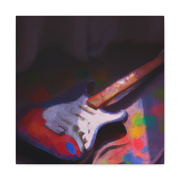 Fender in Fauvist Hues - Canvas