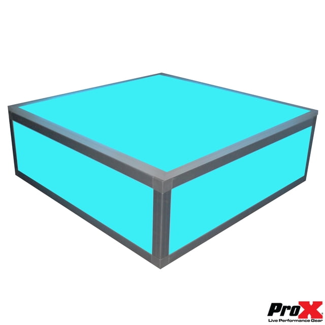 Lumo Plateau Plateforme en Acrylique 24 Po X 24 Po X 8 Po Section Haute
