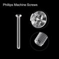 thumbnail image 4 of Unique Bargains M2x20mm Plastic Phillips Machine Screws, PC Flat Head Machine Bolts 25 Pack, 4 of 4