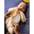 thumbnail image 5 of Gerber Baby Boy or Girl Neutral 2-Way Zipper Cotton Sleep 'N Play Footed Pajamas, 2-Pack, Sizes Newborn - 3/6 Months, 5 of 17