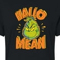 thumbnail image 3 of The Grinch - Hallo Mean - Juniors Cropped Cotton Blend T-Shirt, 3 of 5