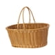 thumbnail image 4 of Cesta de almacenamiento tejido a mano Decoración multipropósito para jardín doméstico con mango de imitación de ratán Organizador de flores Canasta de, 4 of 8