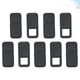 thumbnail image 5 of BRIGHTFUFU 9 piezas de metal con forma ovalada para cámara web, obturador deslizante para cámara, cubierta protectora de privacidad para computadora portátil, tableta, obturador de teléfono (negro), 5 of 7