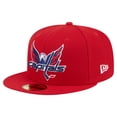 thumbnail image 3 of Men's New Era  Red Washington Capitals Deceptor 59FIFTY Fitted Hat, 3 of 5