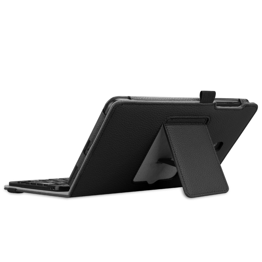 Fintie Keyboard Case for Samsung Galaxy Tab A 8.0 2018 SM-T387 Verizon/Sprint Folio Cover w/ Bluetooth Keyboard Black